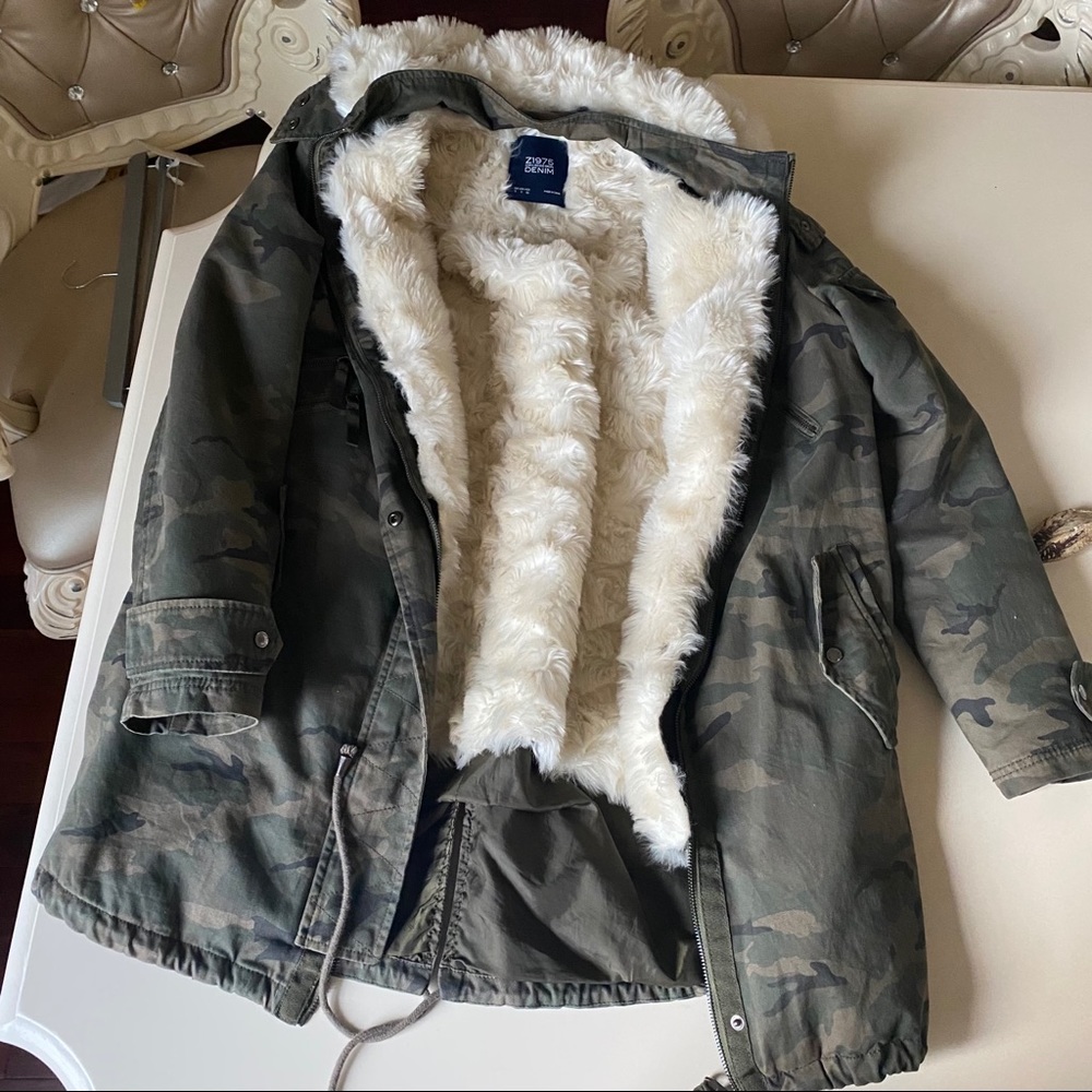 Zara camouflage coat - Picture 4 of 12